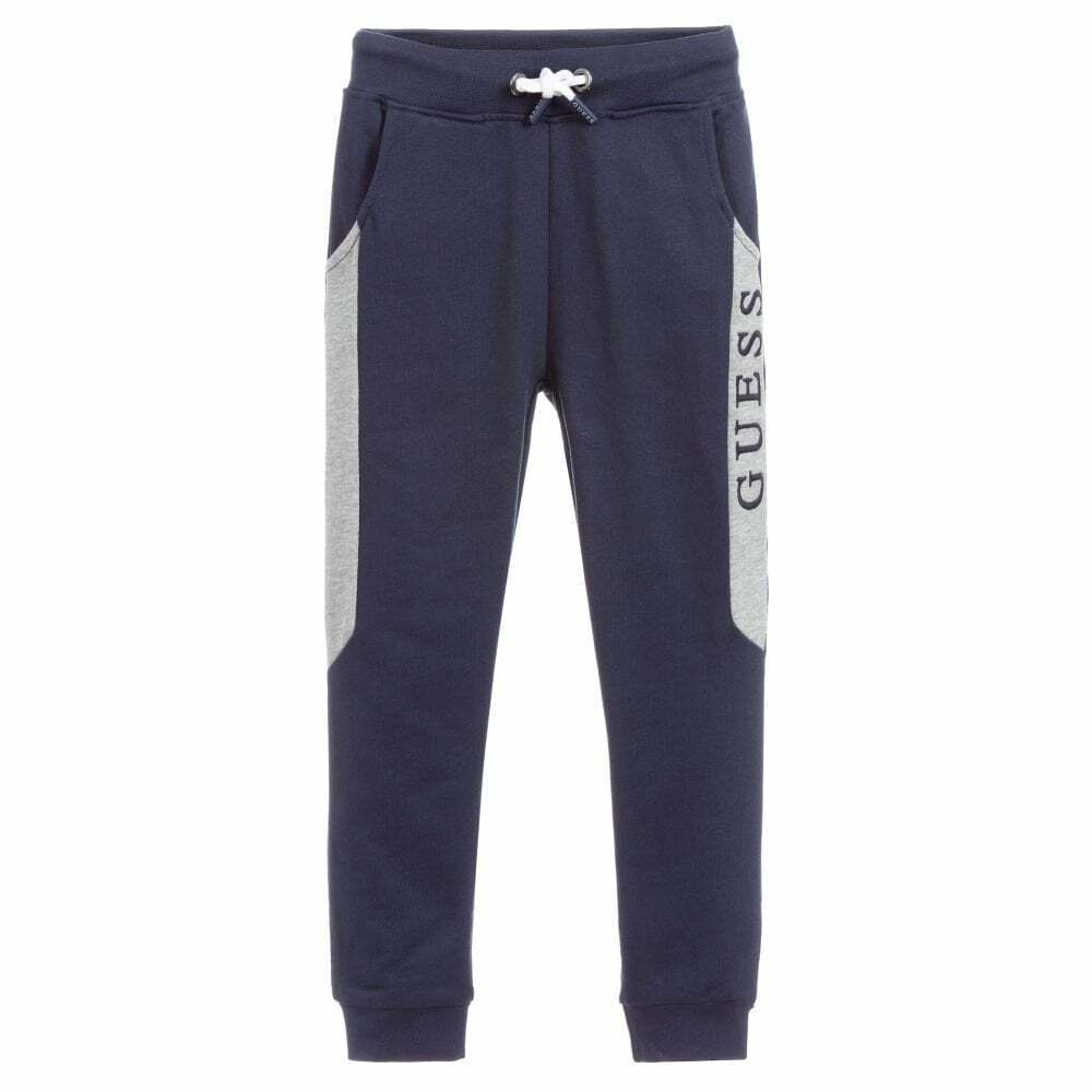 Boys Navy Logo Joggers | JuniorCouture KW
