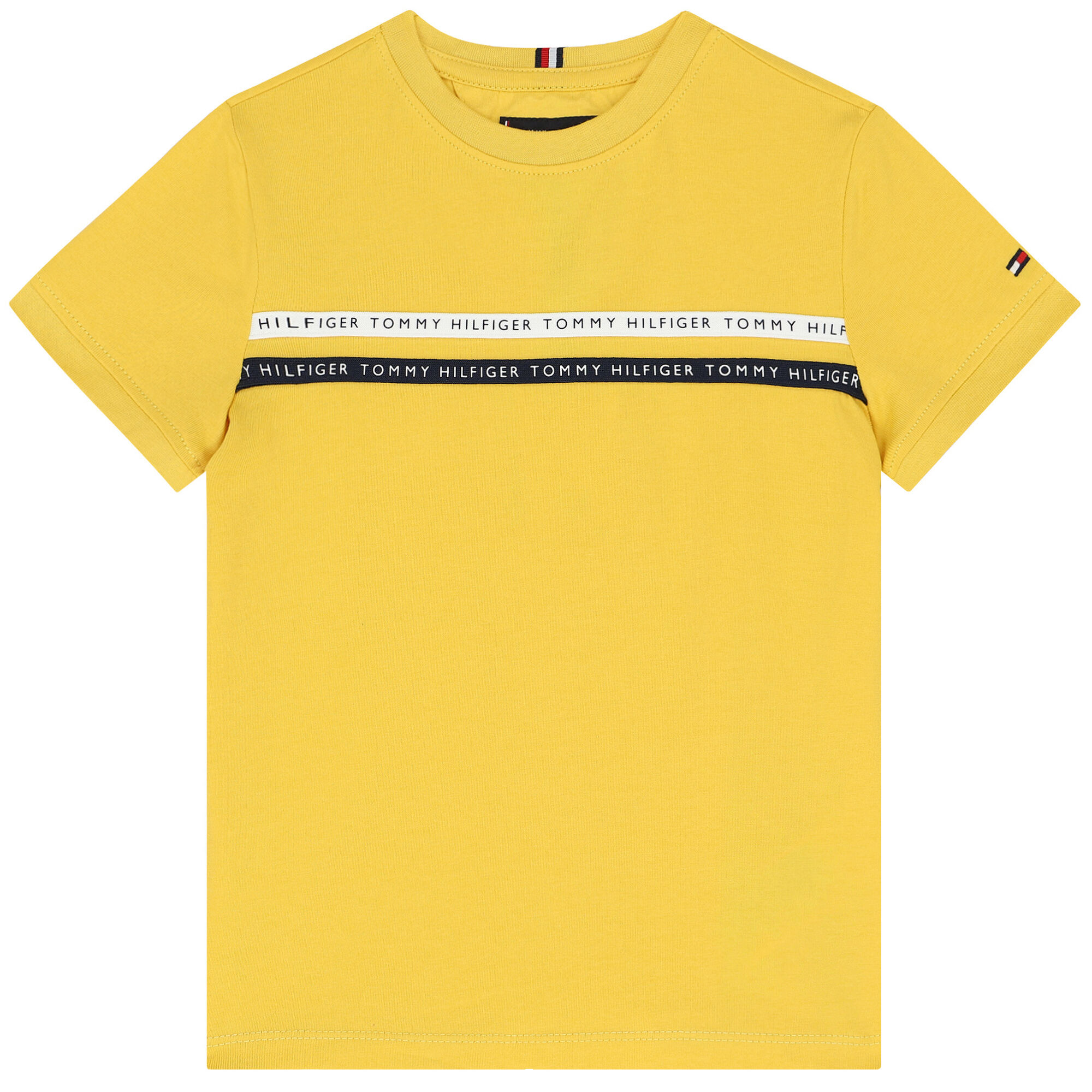 Yellow t best sale shirt tommy hilfiger