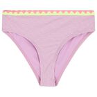 Girls Lilac Ruffled Bikini , 1, hi-res