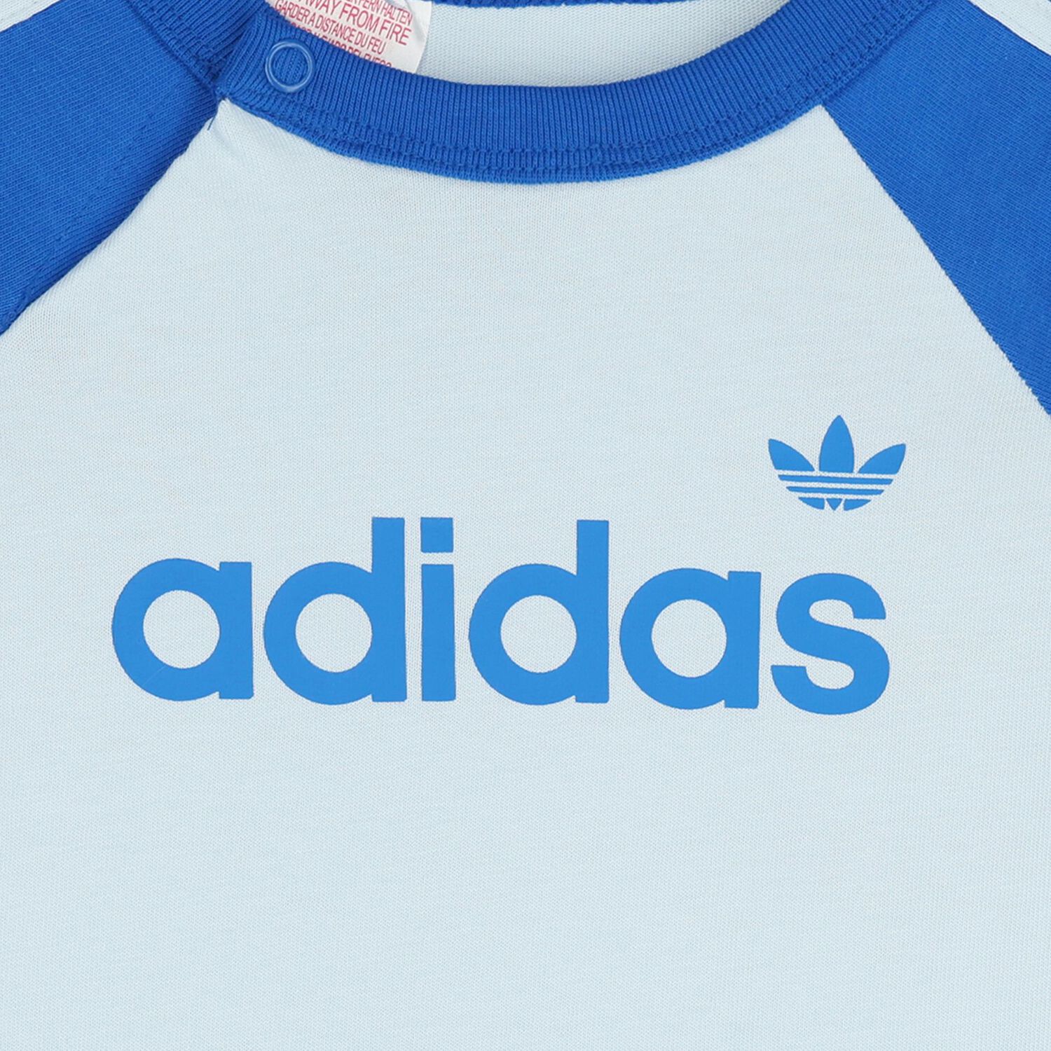 طقم شورت اولاد بالشعار باللون الازرق , 1, hi-res