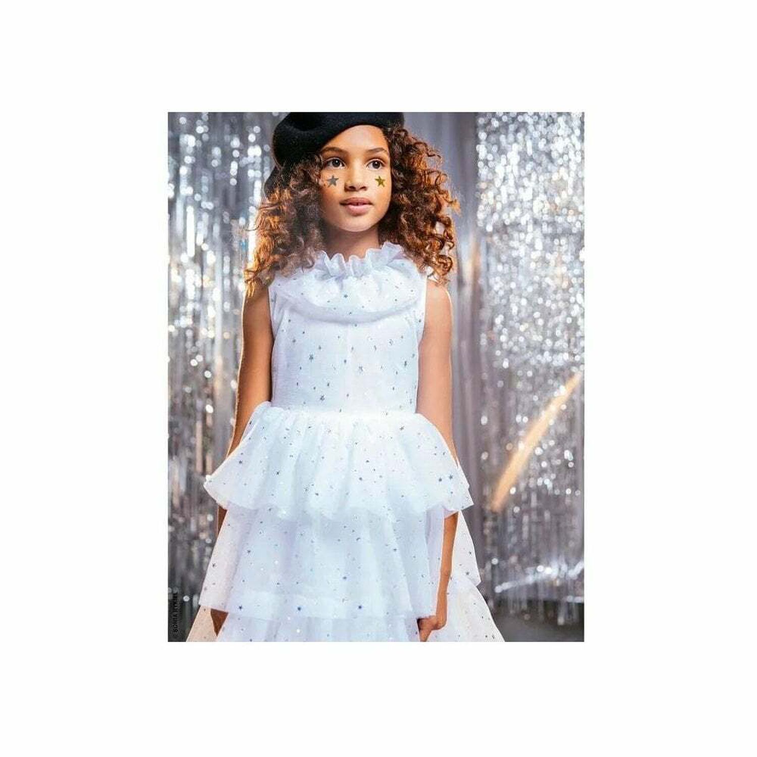 فستان بلا اكمام باللون الابيض , 1, hi-res image number null