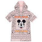 Girls Pink Disney Hooded Dress, 1, hi-res