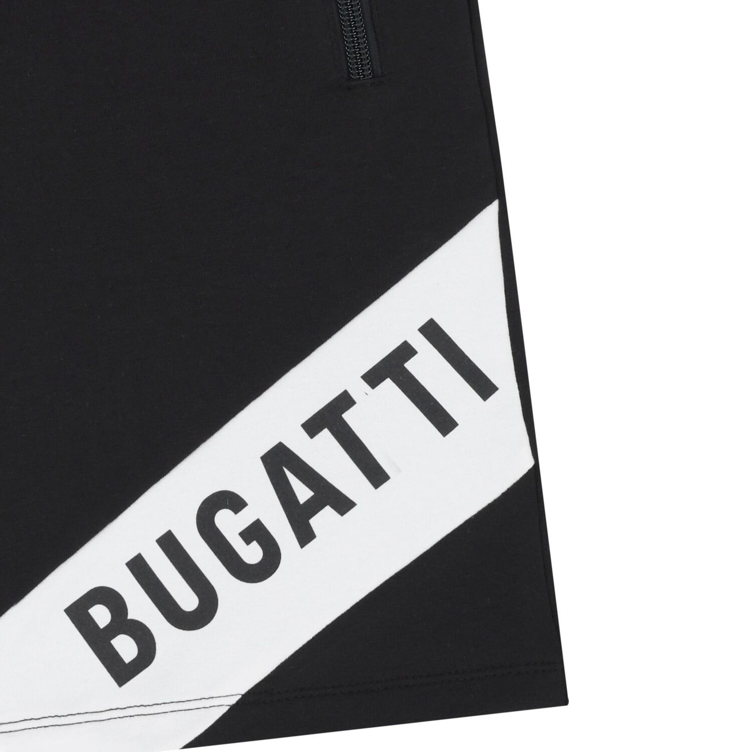 شورت أولاد بالشعار باللون الأسود, 1, hi-res