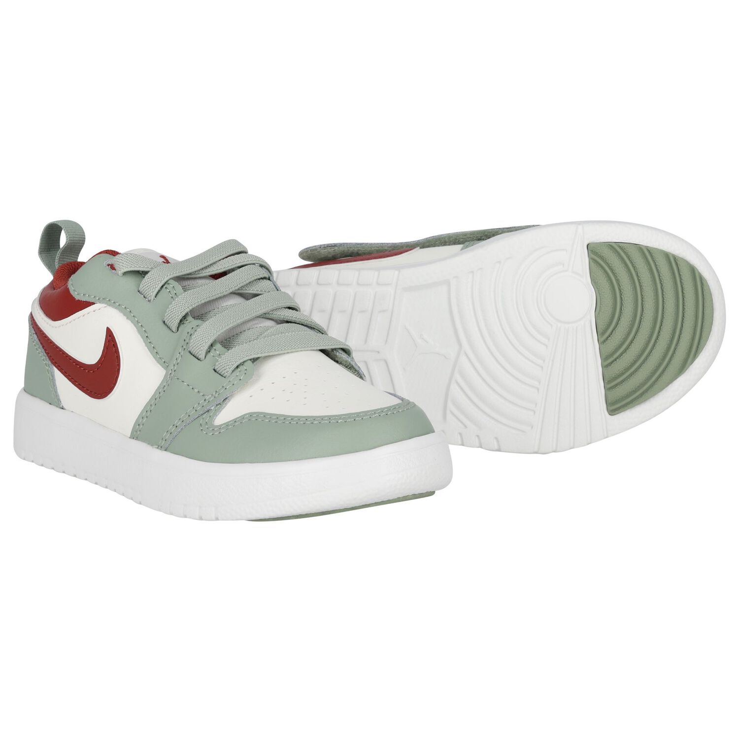 Green, White & Red Air Jordan 1 Low Alt Trainers, 3, hi-res