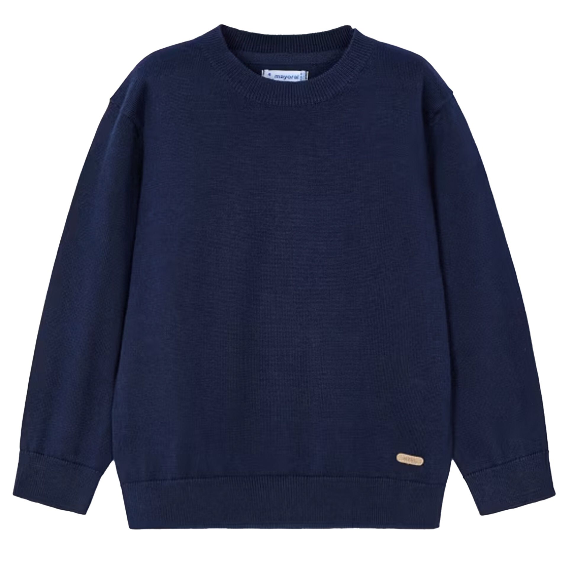 Boys navy blue jumper clearance