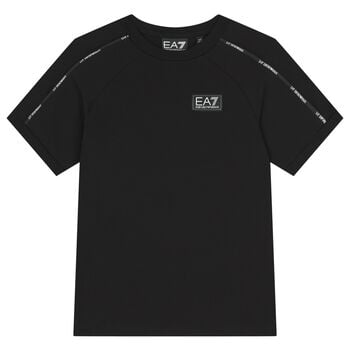 Boys Black Logo T-Shirt
