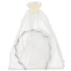 Girls White & Silver Diamante Headband, 1, hi-res