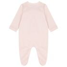 Baby Girls Pink Teddy Bear Babygrow, 3, hi-res