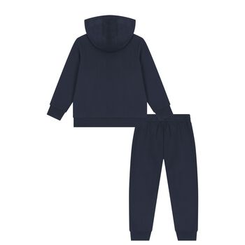 Boys Navy Blue Logo Tracksuit