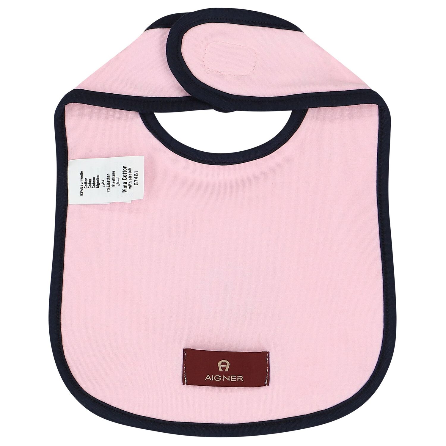 طقم بنات بالشعار باللون الزهري, 1, hi-res