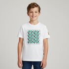 Boys White Logo T-Shirt, 2, hi-res