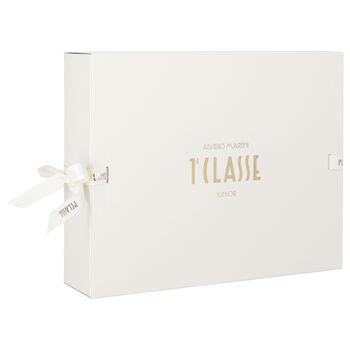 Baby Girls White & Beige Geo Map Gift Set