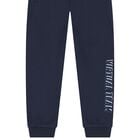 Boys Navy Blue Joggers, 1, hi-res