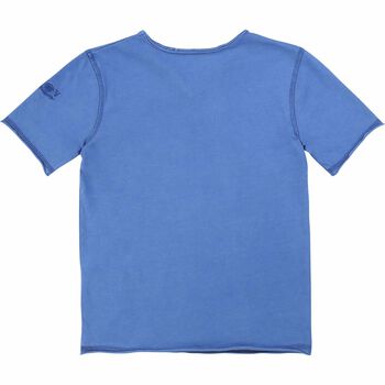 Boys Blue Cotton T-Shirt