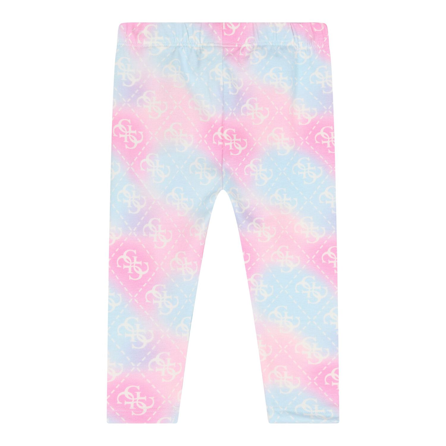 Baby Girls Pink & Blue Logo Leggings Set, 1, hi-res image number null