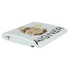 Baby Boys Blue Logo Blanket, 2, hi-res