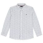Boys White & Blue Logo Shirt, 1, hi-res