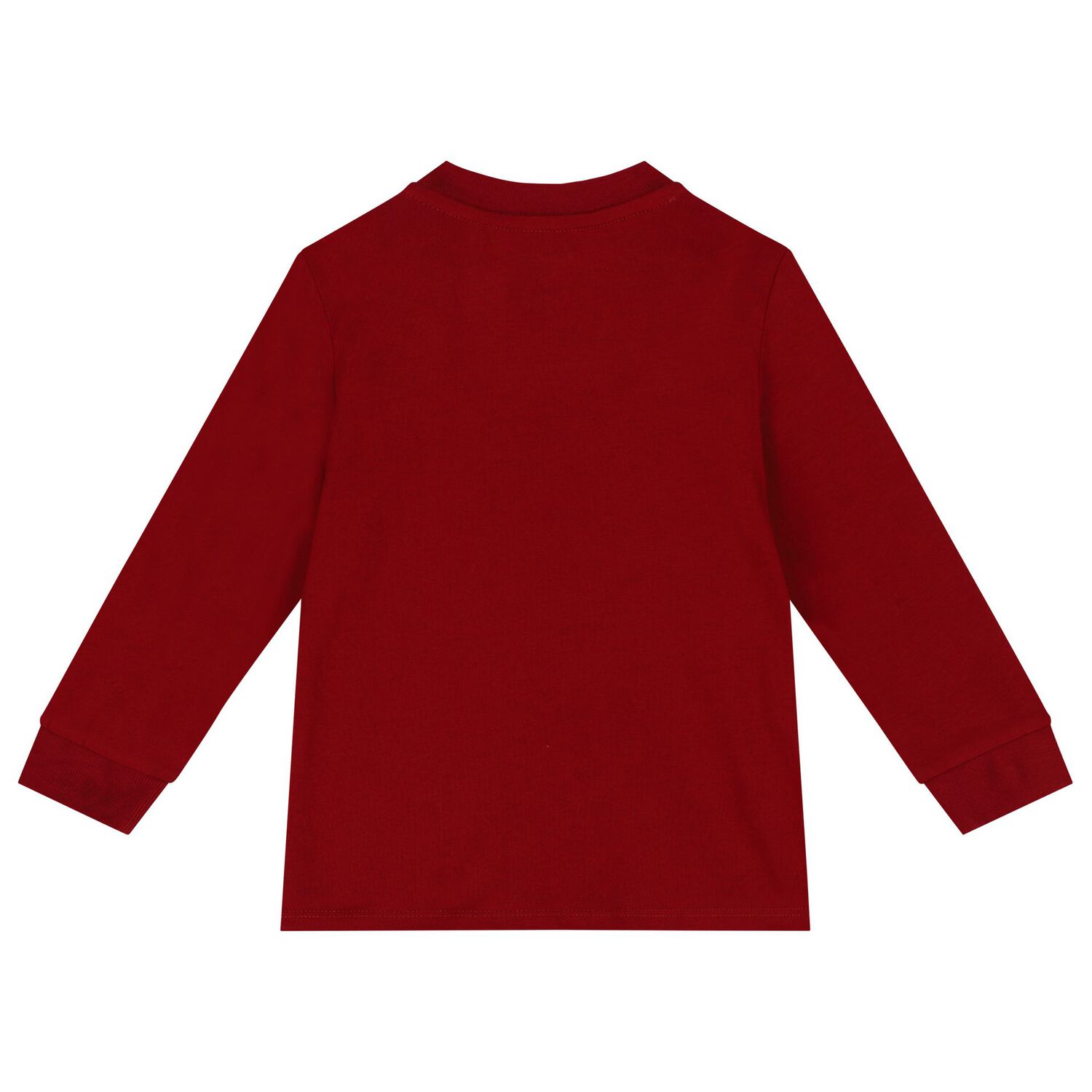 Baby Boys Red Polo Bear Long Sleeve Top, 1, hi-res