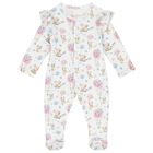 Baby Girls White Azalia Babygrow, 1, hi-res