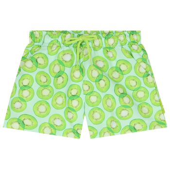 Boys Green Kiwi Shorts
