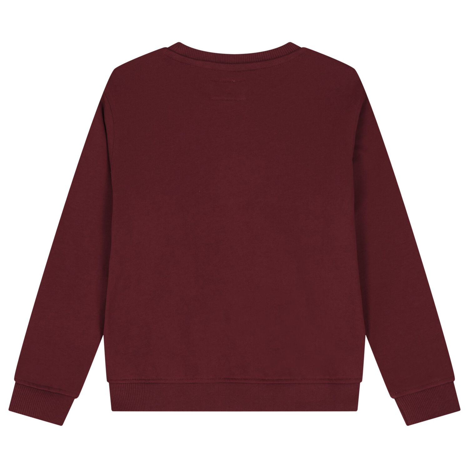 Boys Burgundy Teddy Bear Logo Sweatshirt, 2, hi-res