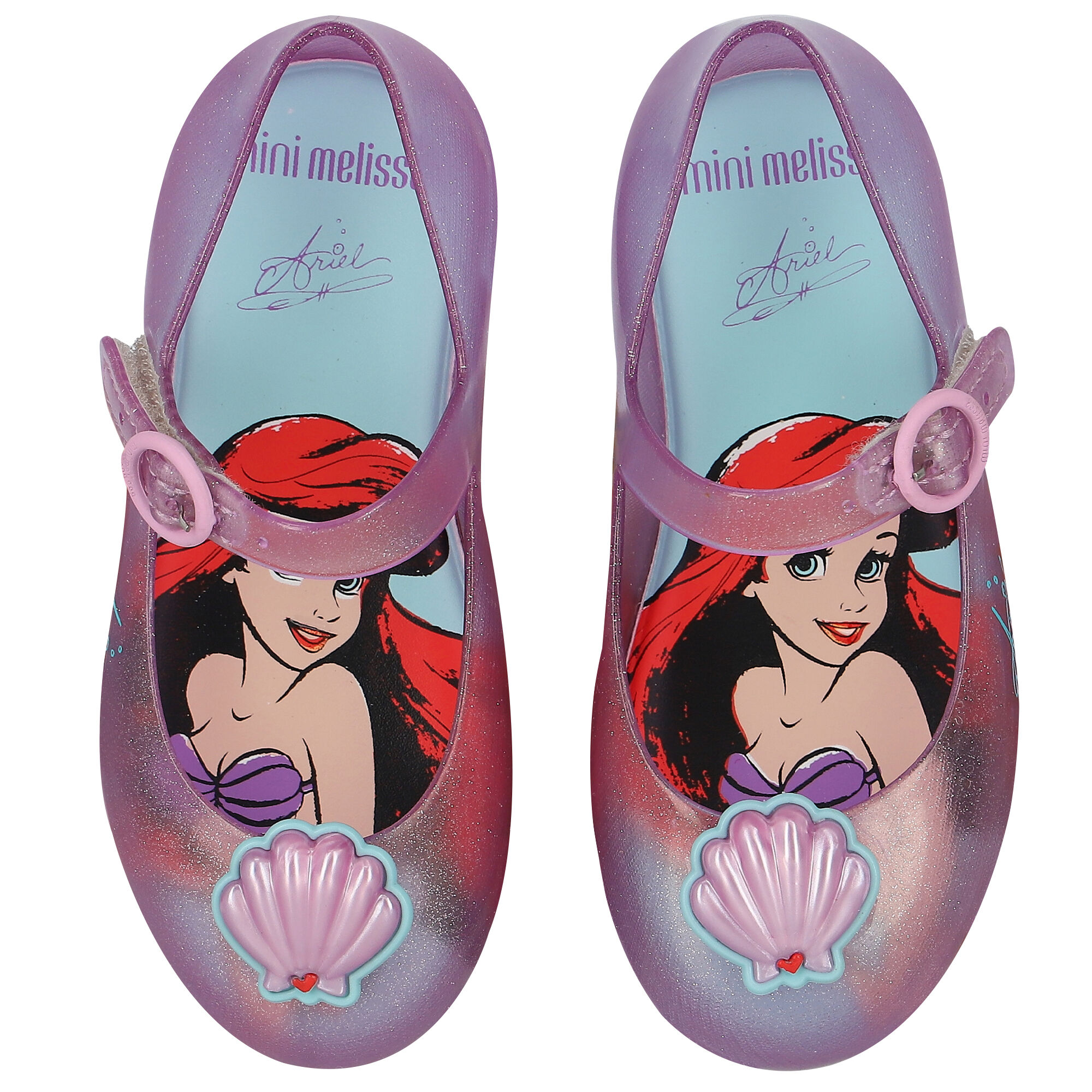 BOSS Kidswear logo-print detail jelly shoes - Blue