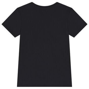 Boys Black Logo T-Shirt