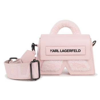 Girls Pink Logo Handbag