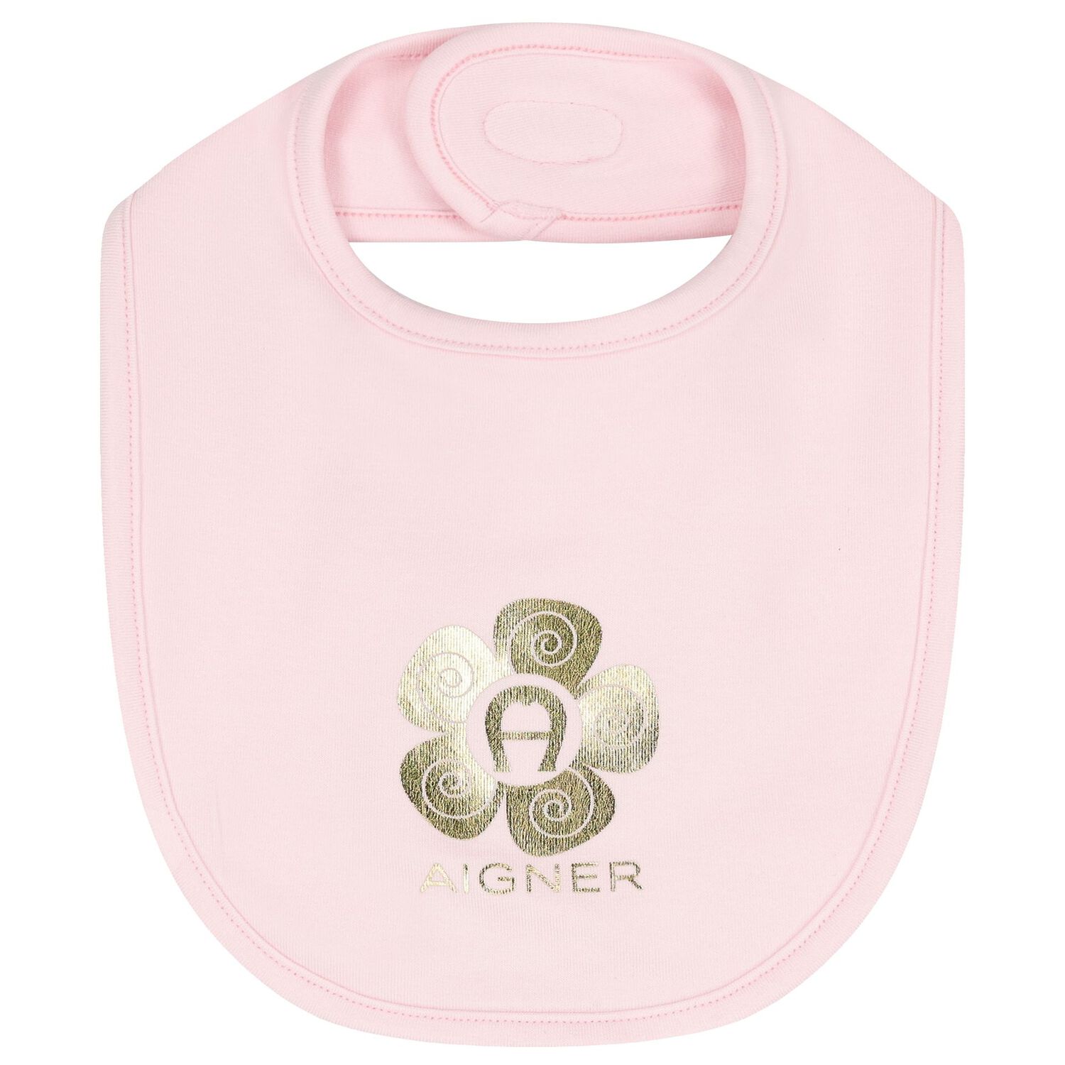 Baby Girls Pink & Gold Logo Babygrow Gift Set, 1, hi-res