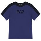Boys Blue Logo T-Shirt, 2, hi-res