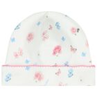 طقم هدايا ملابس أطفال بناتي مزين بالزهور باللون ألابيض والوردي , 1, hi-res