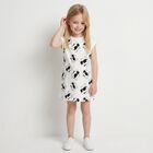 Girls White Choupette Dress, 1, hi-res