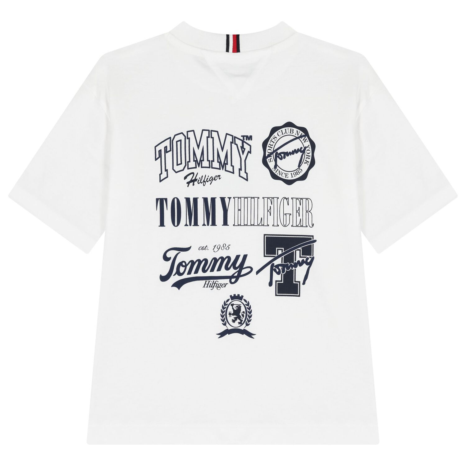 Boys White Logo T-Shirt, 1, hi-res image number null