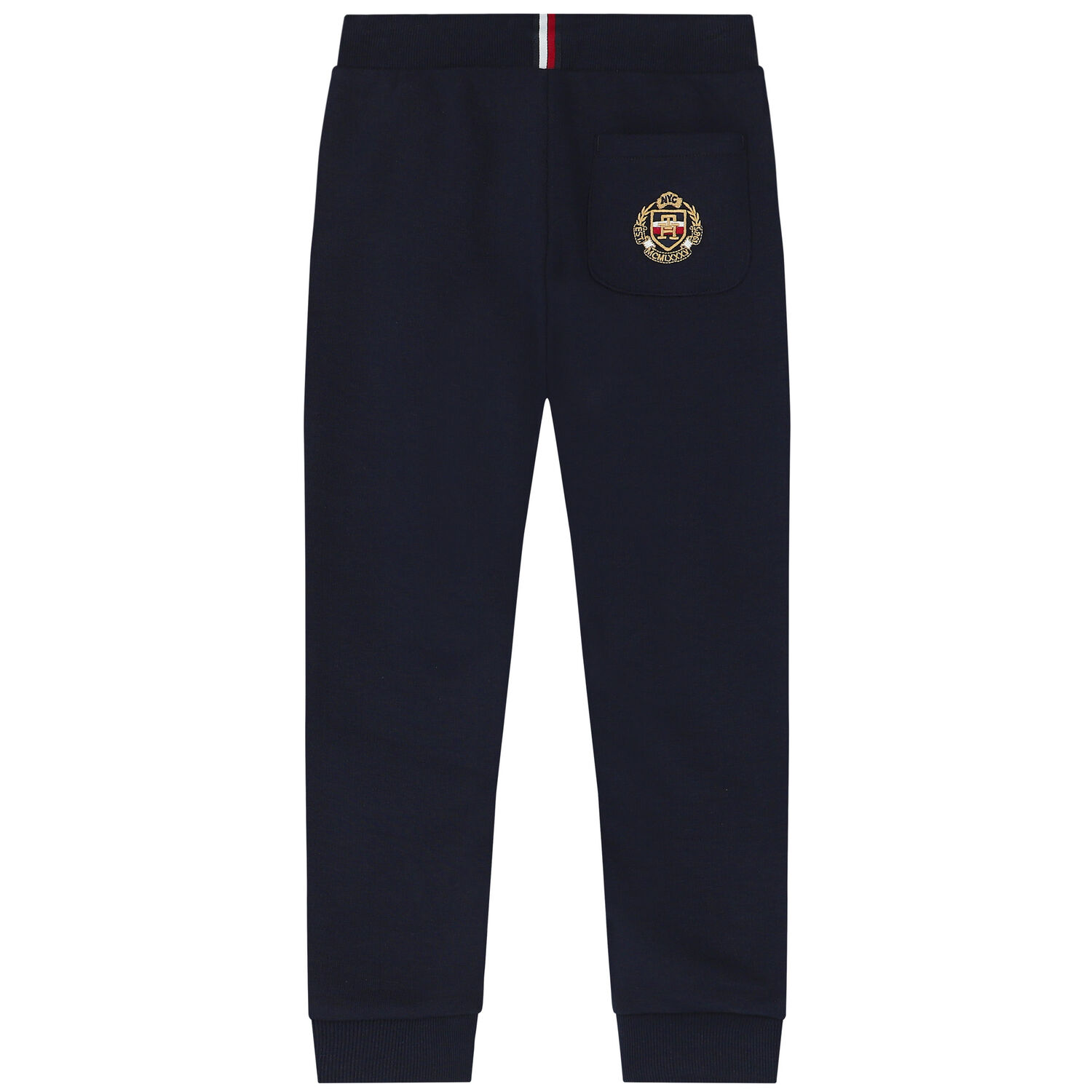 بنطال رياضي بالشعار باللون الكحلي للأولاد, 1, hi-res image number null