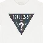 Boys White Logo T-Shirt, 1, hi-res