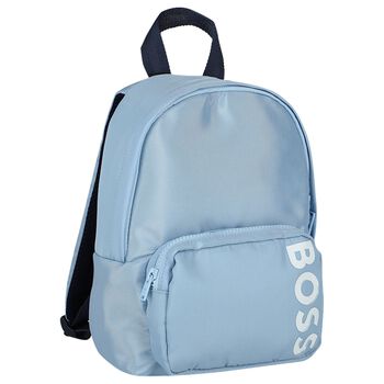 Boys Blue Logo Backpack