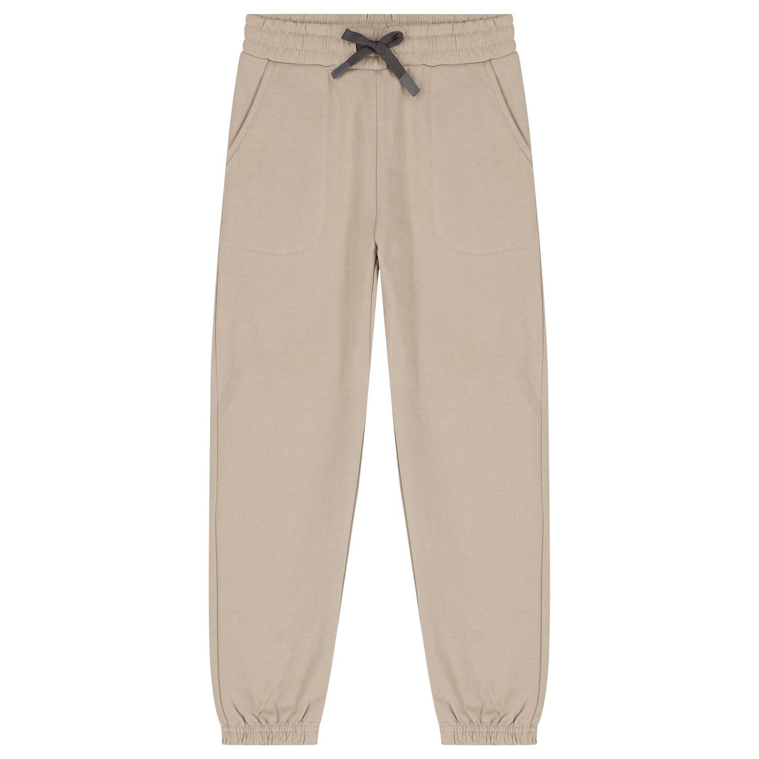 Boys Beige Hooded Tracksuit Set, 1, hi-res