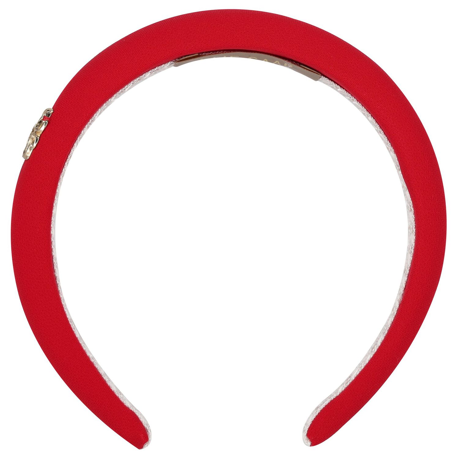 Girls Red Padded Headband, 2, hi-res