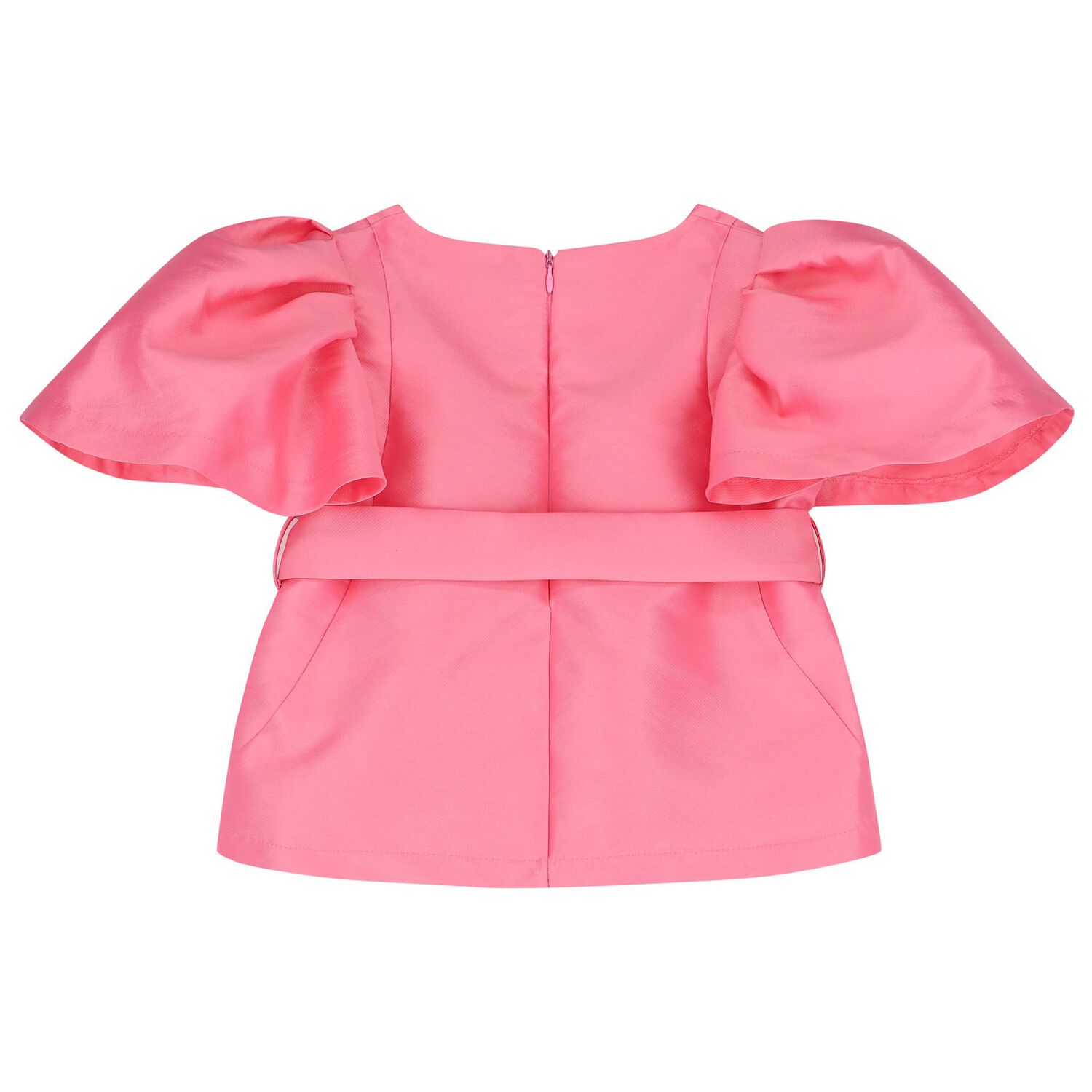 طقم تنورة بنات باللون الوردى والأزرق, 1, hi-res