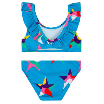 Girls Blue Stars Bikini
