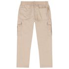 Boys Beige Trousers, 1, hi-res