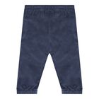 Baby Boys Ivory & Blue Trousers Set, 1, hi-res
