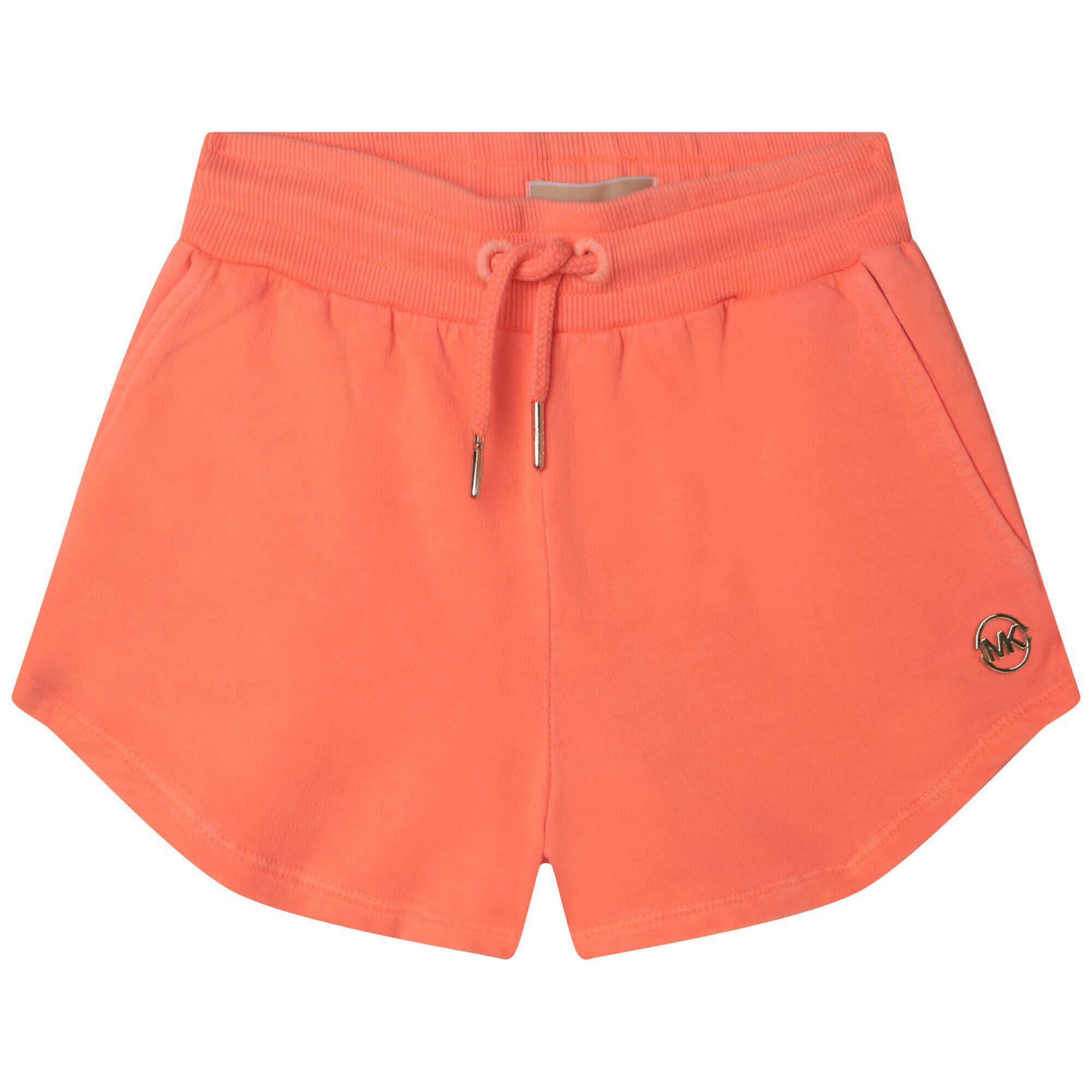 MICHAEL KORS Girls Orange Logo Shorts Junior Couture USA