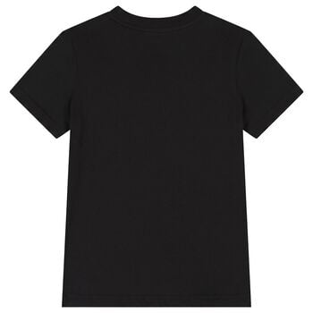 Boys Black & Yellow Logo T-Shirt
