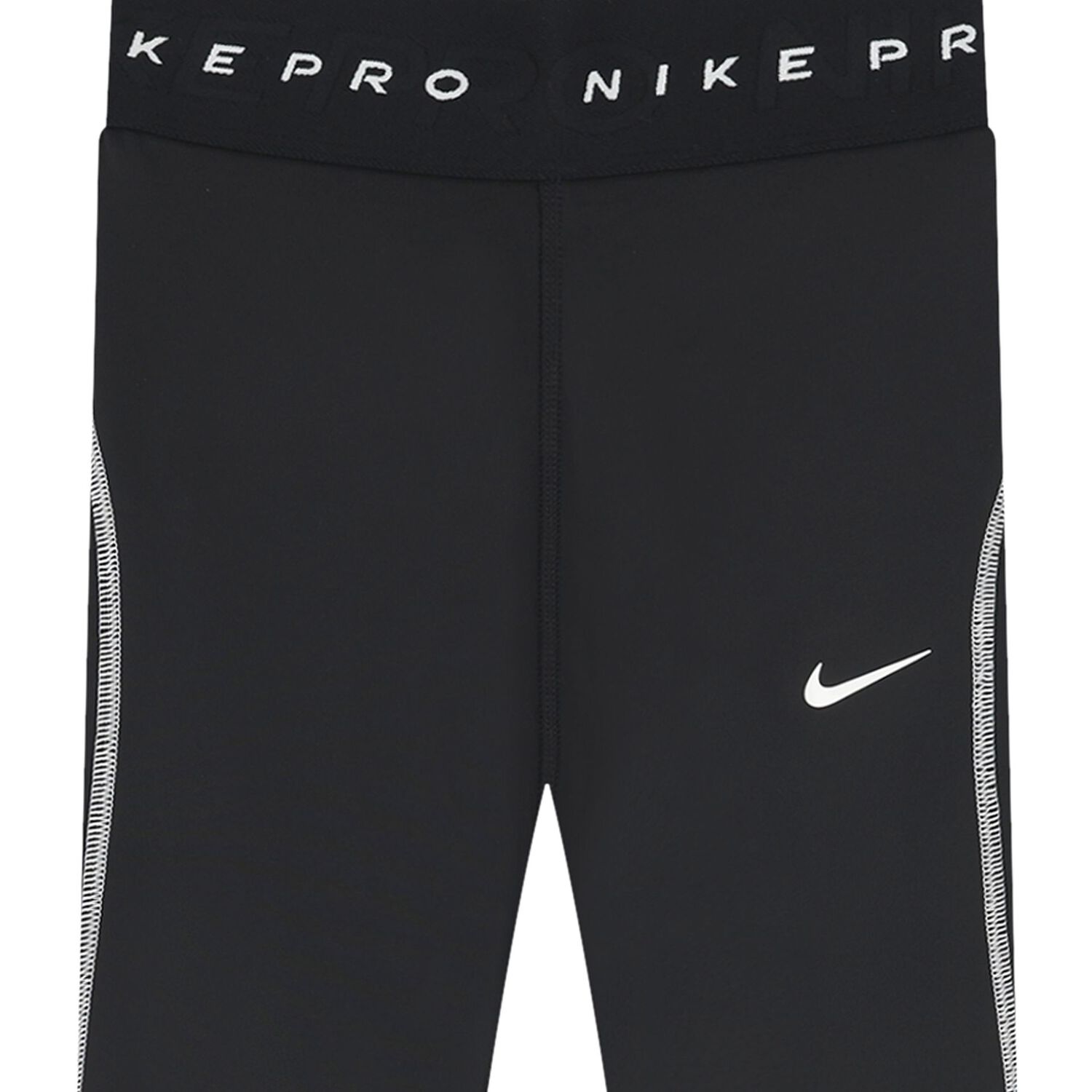 Girls Black Logo Leggings, 1, hi-res