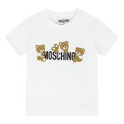 Younger White & Grey Teddy Bear Logo Shorts Set, 2, hi-res