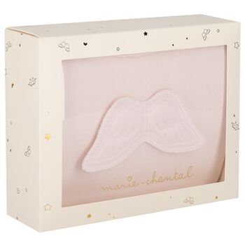 أفرول  مخملي بطبعة اجنحة باللون الوردي للبنات الصغار  , 2 أفرول  مخملي بطبعة اجنحة باللون الوردي للبنات الصغار