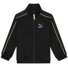 Boys Black Logo Jacket, 1, hi-res