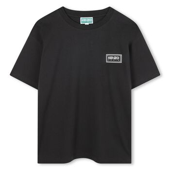Boys Black Logo T-Shirt