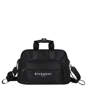 Black Logo Baby Changing Bag